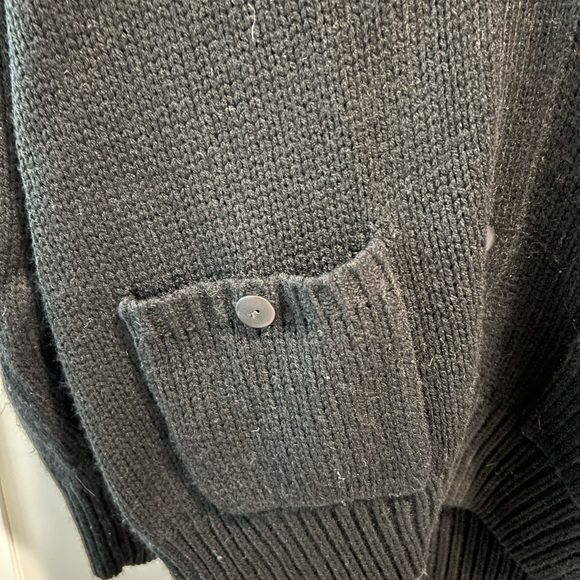 Vintage cardigan black sweater - Picture 3 of 4